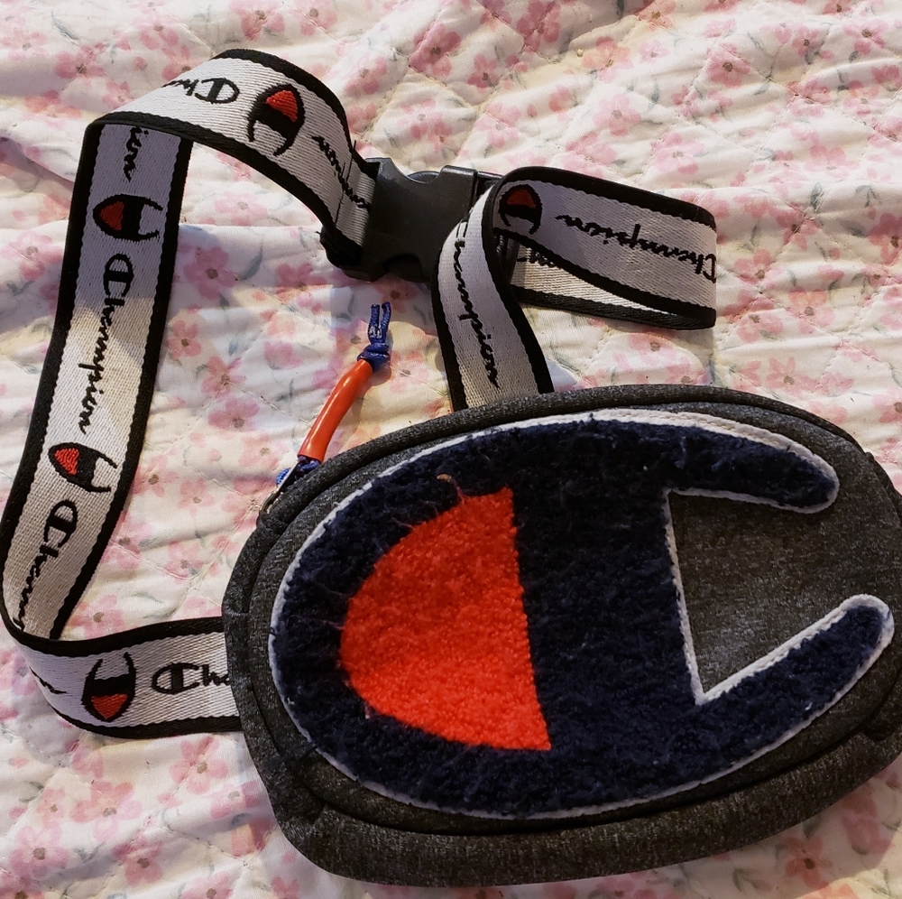 Champion Navy, Red and White Logo Crossbody Bag